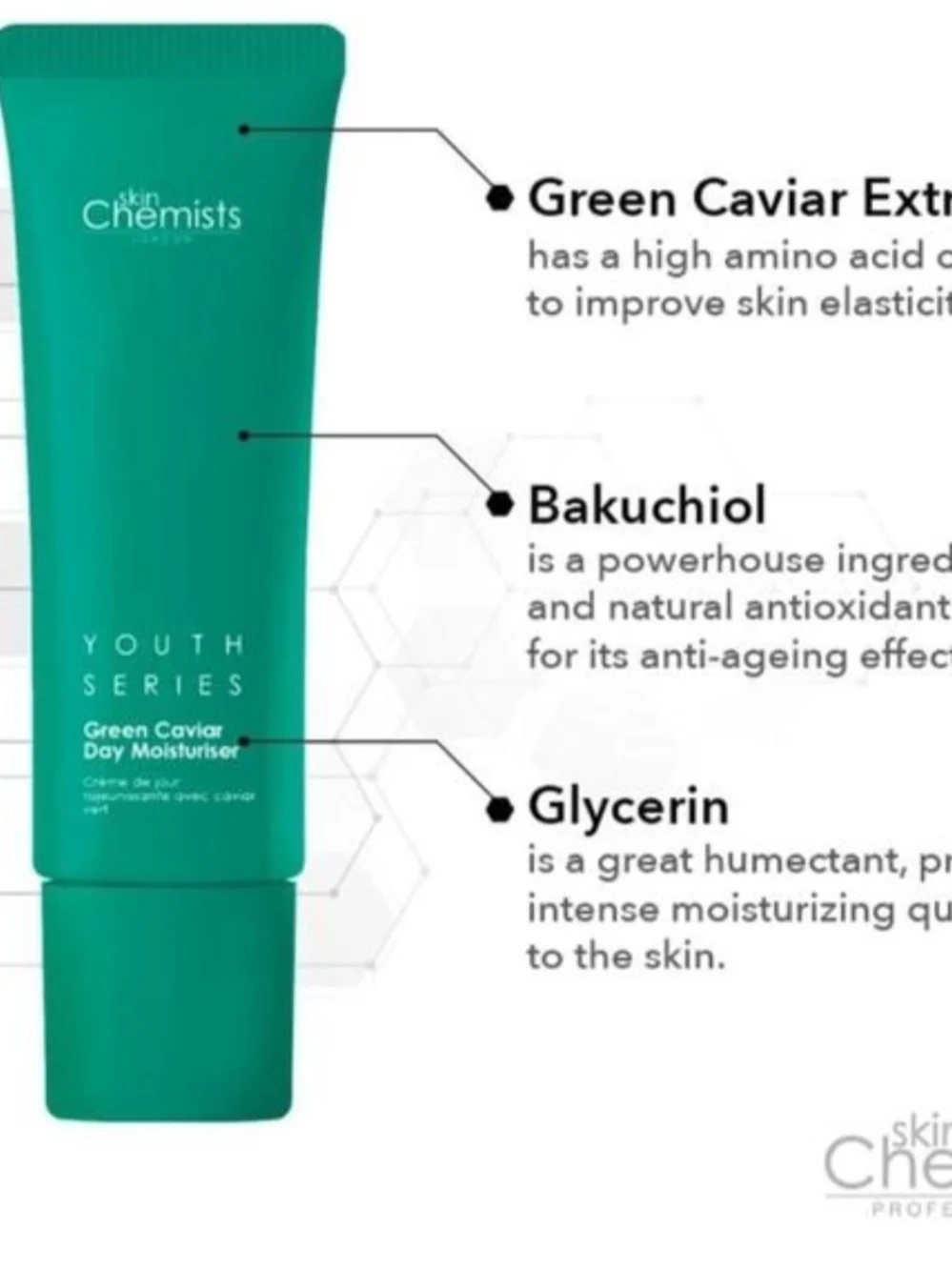 Skin Chemists London Youth Series Green Caviar Day Moisturiser